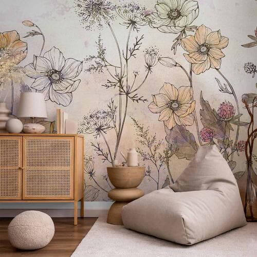Fototapeta Dzień na łące - pierwszy wariant 300×210 cm, flizelina standard