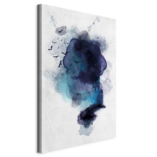 Obraz na płótnie Błękitne wspomnienie 40×60 cm, płótno włoskie
