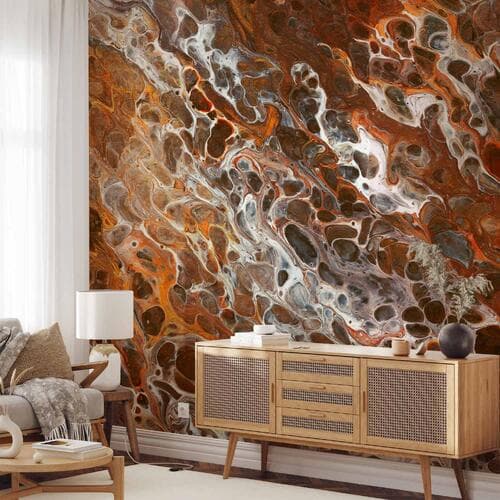 Фотообои Brązowe kratery 98×70 см, самоклеящийся материал