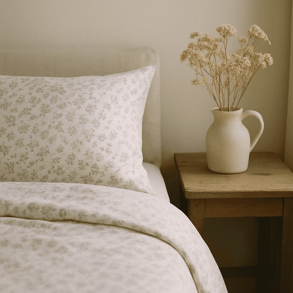 Schlafzimmer mit Blumenmotiv gestalten: Inspiration und Blumen-Bettwäsche