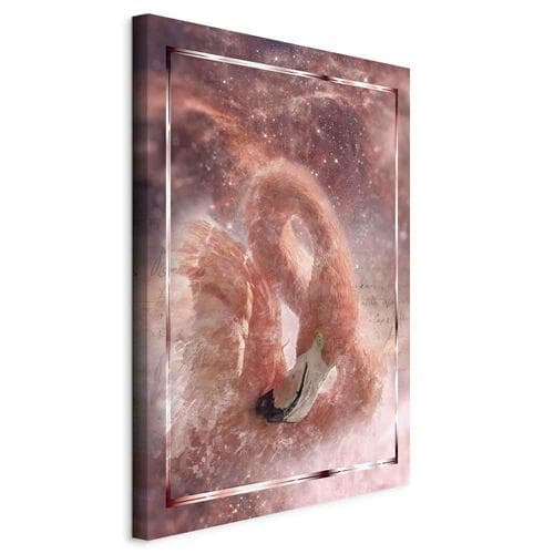 Canvas print Kosmiczny flaming 80×120 cm, Italian canvas