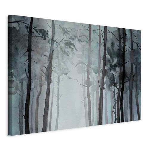 Obraz na płótnie Zamglony las szeroki 30×20 cm, płótno standard
