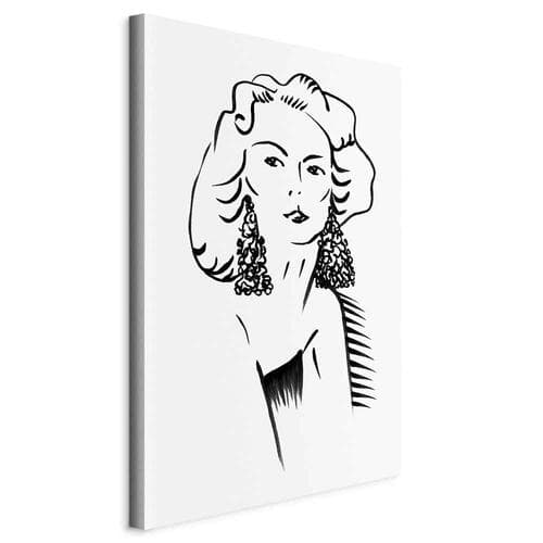 Canvas print Romantyczna blondynka 40×60 cm, standard canvas