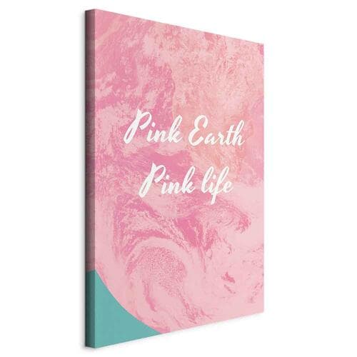 Картина на полотні Pink Earth, Pink Life 40×60 см, стандартне полотно