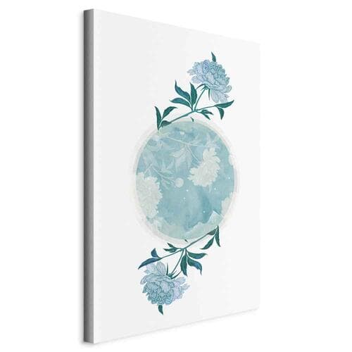 Картина на холсте Kwiecista planeta 40×60 см, стандартный холст