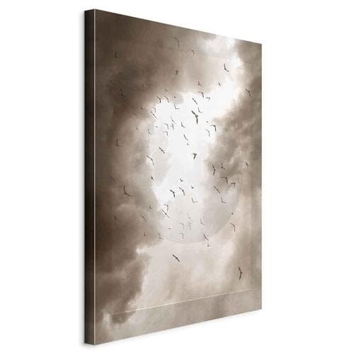 Картина на холсте Ptaki w chmurach 40×60 см, стандартный холст