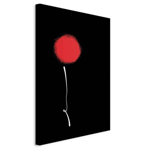 Obraz na płótnie Minimalistyczny kwiat 60×90 cm, płótno standard