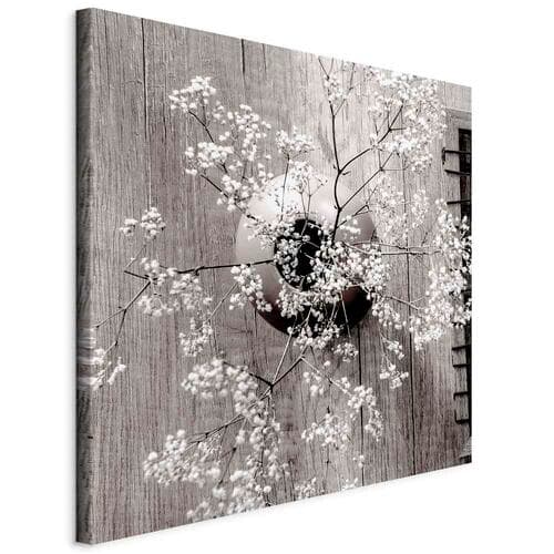 Leinwandbild Suszone kwiaty kwadrat 40×40 cm, Standardleinwand