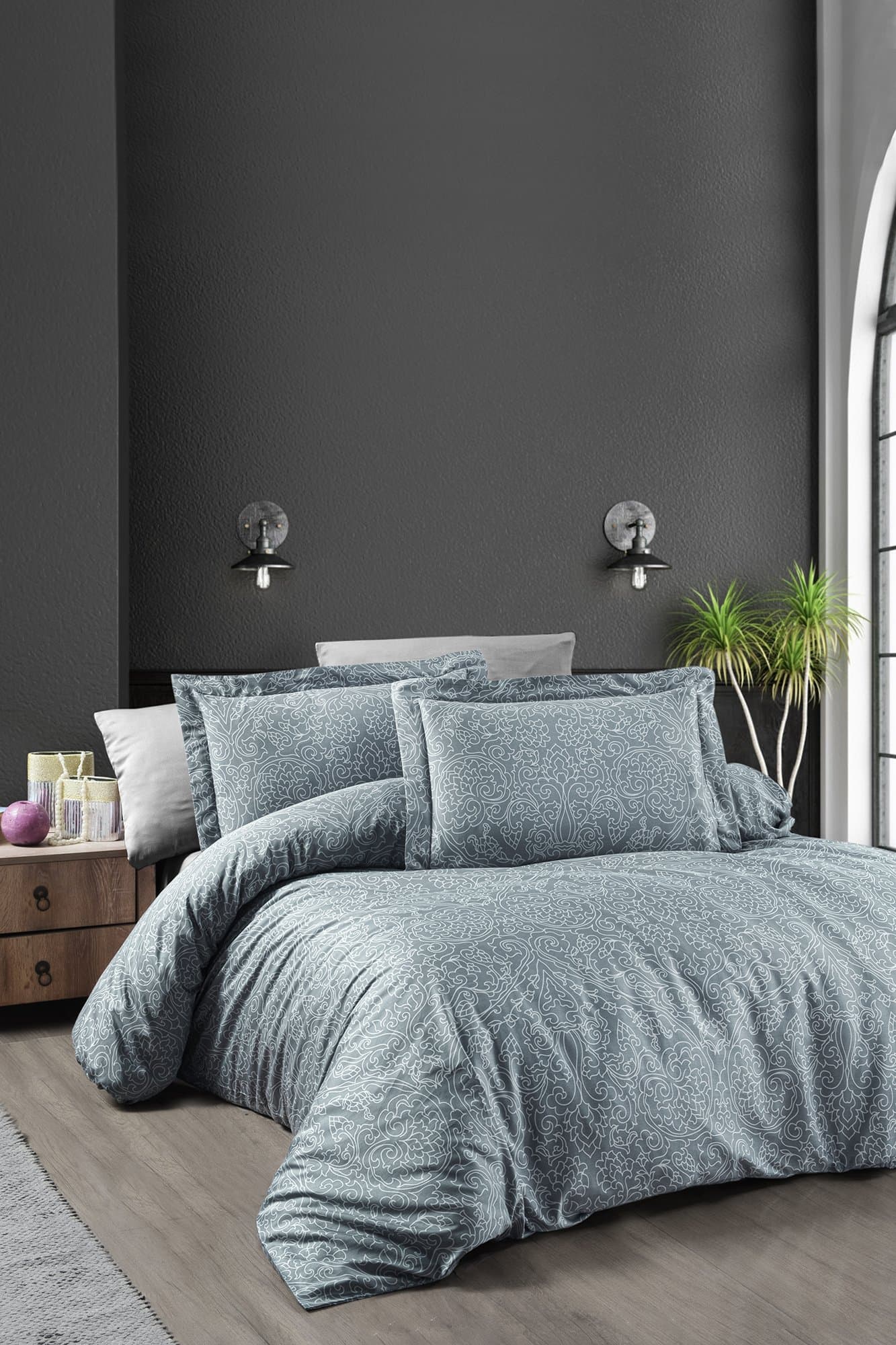Постельное бельё 200x220 PANDORA хлопковый сатин