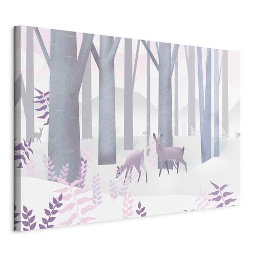 Canvas print Bajkowy las szeroki - drugi wariant 90×60 cm, Italian canvas