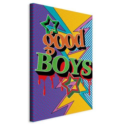 Canvas print Good Boys 20×30 cm, standard canvas