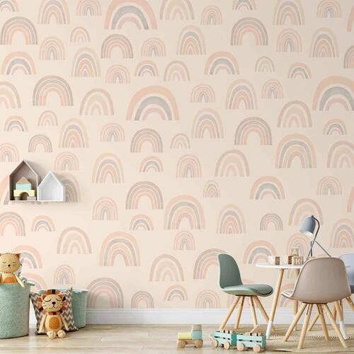 Fototapeta Pastelowe tęcze 98×70 cm, materiał samoprzylepny