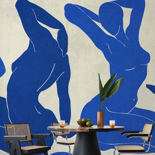 Fototapeta Kobaltowa delikatność 100×70 cm, materiał wodoodporny
