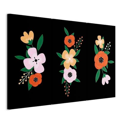 Obraz na płótnie Kolorowy rozkwit 60×40 cm, płótno włoskie