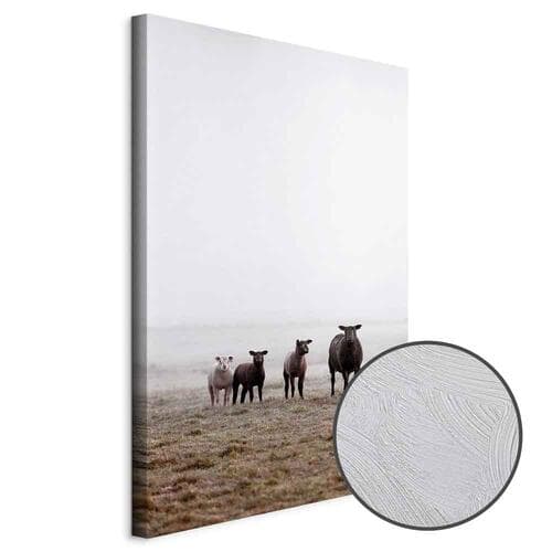 Obraz na płótnie Przyjaciele o poranku 40×60 cm, płótno standard