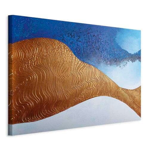 Obraz na płótnie Przełęcz indygo szeroki 30×20 cm, płótno standard