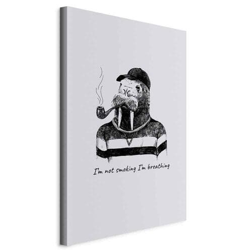 Obraz na płótnie I'm not smoking. I'm breathing 20×30 cm, płótno włoskie