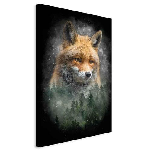 Obraz na płótnie Leśne życie 20×30 cm, płótno włoskie