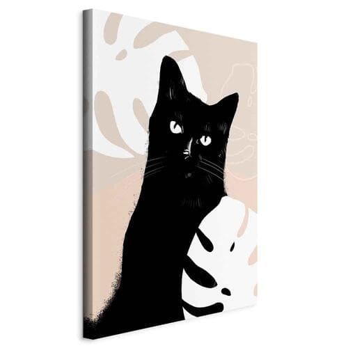 Картина на холсте Kot w monsterach 40×60 см, стандартный холст