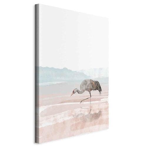 Obraz na płótnie Żuraw o poranku 20×30 cm, płótno włoskie