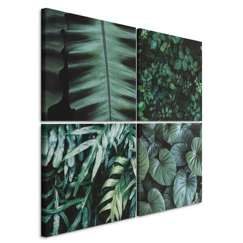 Obraz na płótnie Botaniczna głębia 40×40 cm, płótno standard