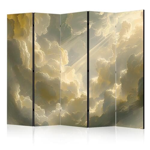 Parawan Zachwycająca gra kolorów na tle chmur 225×172 cm, jednostronny