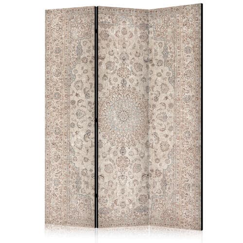 Parawan Pustynne noce - ornamentowany perski dywan w stonowanych kolorach 135×172 cm, jednostronny