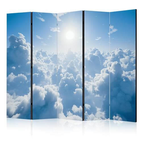 Paravent Niebiański spokój: Ciepłe promienie słońca 225×172 cm, einseitig