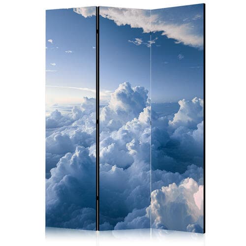 Parawan Podniebne pejzaże: Promienie oświetlające puchowe formacje chmur 135×172 cm, jednostronny