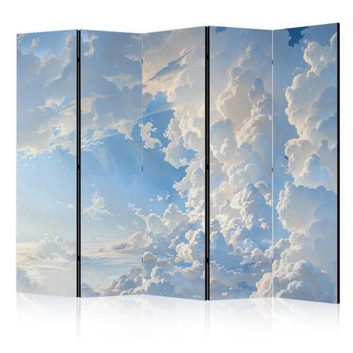 Parawan Słońce odkrywające tajemnice chmur: Spektakularne obrazy na niebie 225×172 cm, jednostronny