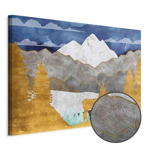 Canvas print Złocista kraina szeroki 90×60 cm, standard canvas