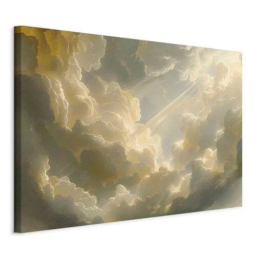 Leinwandbild Zachwycająca gra kolorów na tle chmur 60×40 cm, italienische Leinwand