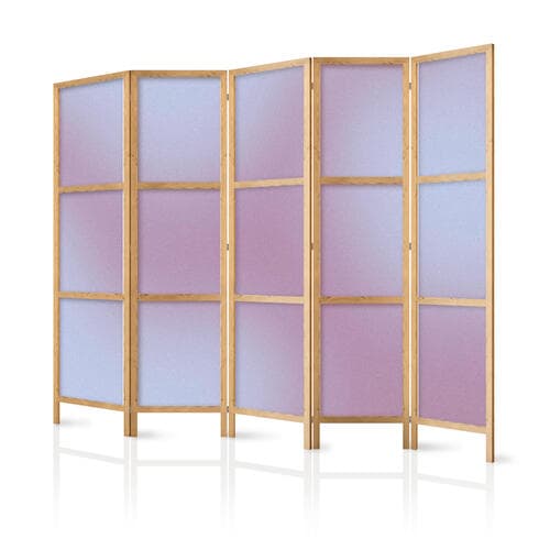 Japanese room divider Złożony gradient - kompozycja gradientowa w nostalgicznych kolorach 225×172 cm, Japanese