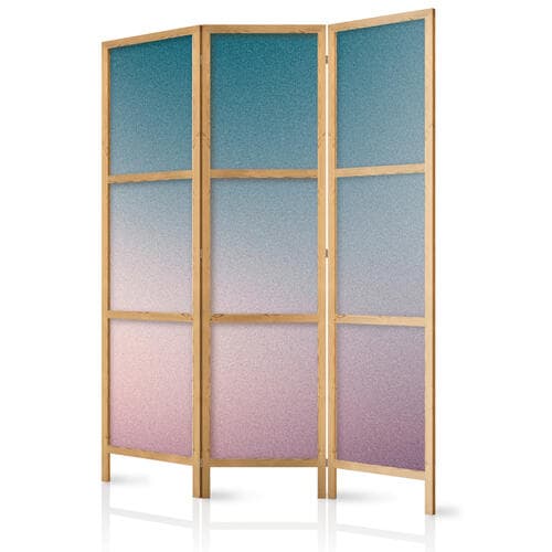 Japanischer Paravent Nostalgiczny gradient - kompozycja gradientowa w stonowanych kolorach 135×172 cm, japanisch