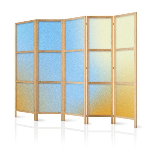 Japanese room divider Energetyczny gradient - kompozycja gradientowa w żywych kolorach 225×172 cm, Japanese