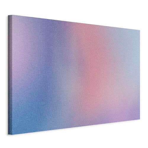 Obraz na płótnie Tęczowy gradient - delikatny wielokolorowy gradient przypominający mgłę 30×20 cm, płótno włoskie