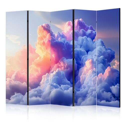 Parawan Chmury jak malowane: artystyczne pędzle świtu malujące nieboskłon 225×172 cm, jednostronny