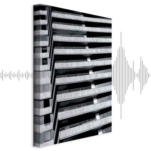 Leinwandbild Architektoniczny raster 60×90 cm, Standardleinwand