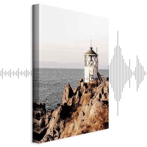 Canvas print Latarnia na klifie 60×90 cm, standard canvas