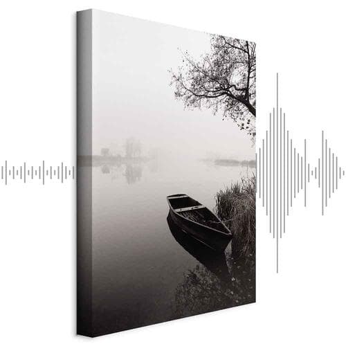 Leinwandbild Przystań pod drzewem 60×90 cm, Standardleinwand