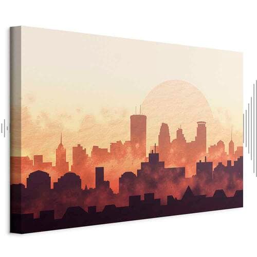Leinwandbild Żar miasta szeroki 90×60 cm, Standardleinwand
