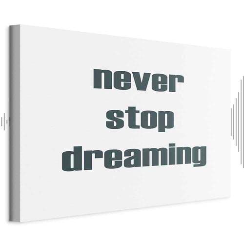 Картина на полотні Never Stop Dreaming szeroki 120×80 см, стандартне полотно