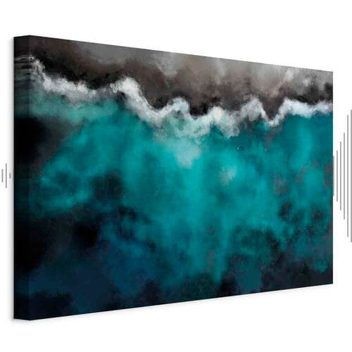 Картина на холсте Błękitna laguna szeroki 120×80 см, стандартный холст
