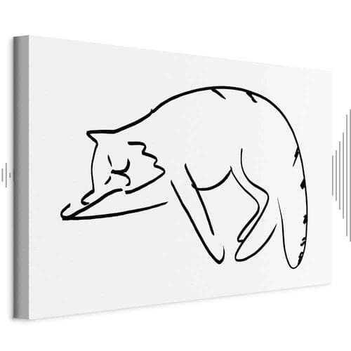 Leinwandbild Kocie sny 60×40 cm, Standardleinwand