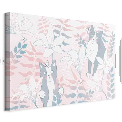 Leinwandbild Kocie sprawy szeroki - drugi wariant 90×60 cm, Standardleinwand