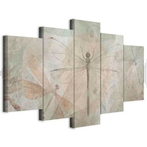 Canvas print Ważki szeroki 100×50 cm, standard canvas