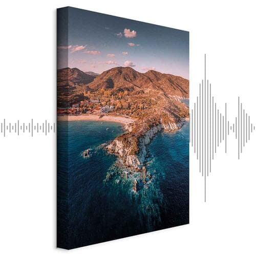 Canvas print Klif w Kalamitsi 40×60 cm, standard canvas