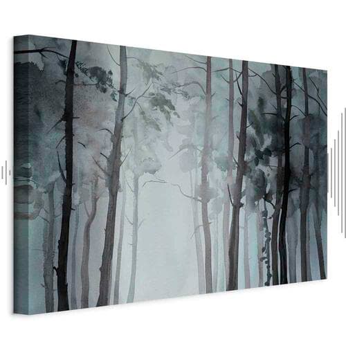 Canvas print Zamglony las szeroki 60×40 cm, standard canvas