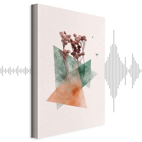 Canvas print Modernistyczny kwiat 40×60 cm, standard canvas