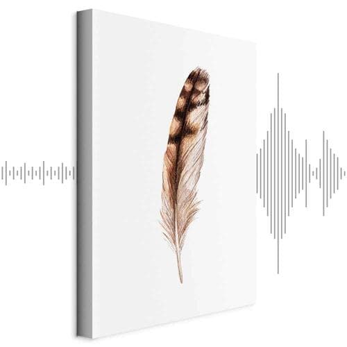 Leinwandbild Magiczne pióro 40×60 cm, Standardleinwand